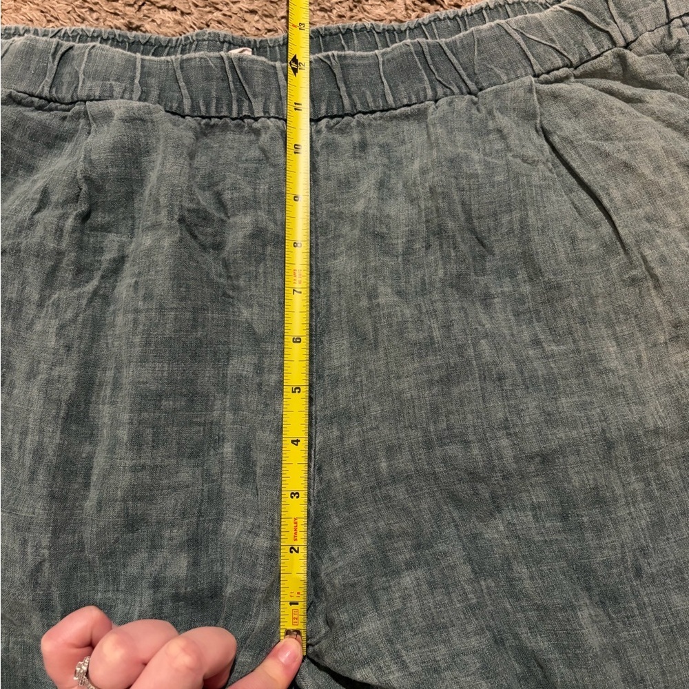 Eileen Fisher Nile Organic Linen Lantern Legged Pants w/ Pockets 1X - Picture 8 of 9